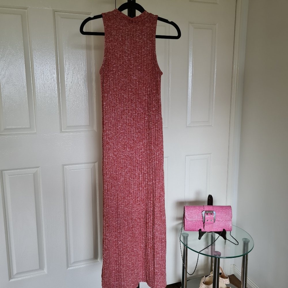 Ice M Red Maxi Long Dress with Sides Slits | Formal Red Dress Birthday - Picture 7 of 9